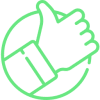 Yes Green Thumbs Up Icon